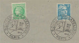 1948 lettre Obl. temp. bourse Philat. PARIS C508