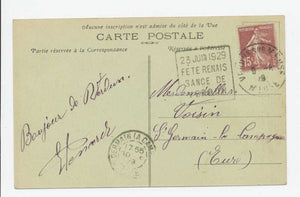 1929 Flamme temporaire FETE RENAIS VERDUN RARE. C762