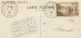1938 Superbe CP ART des FETES COUPE PHILATELISTE à PARIS RARE. C818