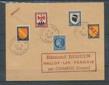 1948 Superbe Lettre obl. FOIRE DE 1948 TOULOUSE C923