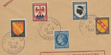1948 Superbe Lettre obl. FOIRE DE 1948 TOULOUSE C923