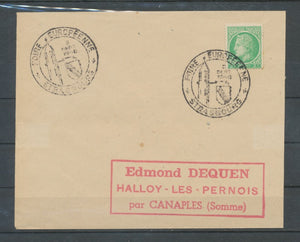 1948 Lettre obl. Foire Européenne de Strasbourg. C936