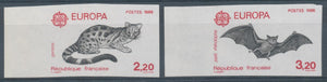 1986 France N°2416 + 2417 Non dentelés Neufs luxe ** COTE 92€ D1120
