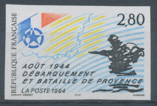 1994 France N°2895a Non dentelé Neuf luxe ** COTE 46€ D1192