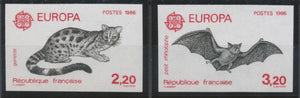 1986 France N°2416 + 2417 Europa Non dentelés Neufs luxe** COTE 92€ D2091