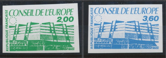 1987 France SERVICES N°96 + 97 Non dentelés Neufs luxe** COTE 61€ D2147