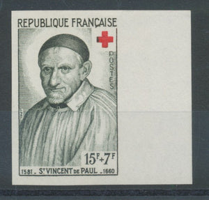 1958 France N°1187 BDF Non dentelé Neuf luxe** COTE 57,50€ D2818