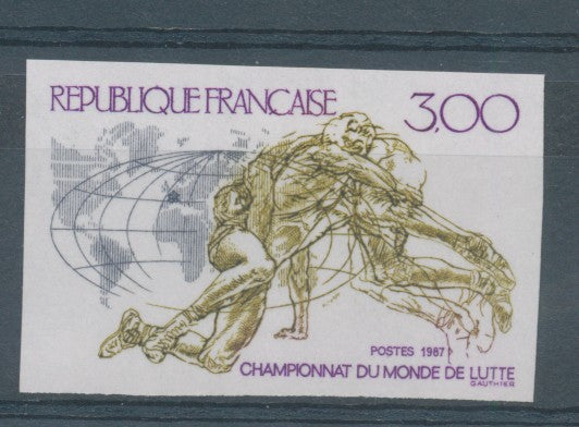 1987 France N°2482a Non dentelé Neuf luxe** COTE 30€ D2935