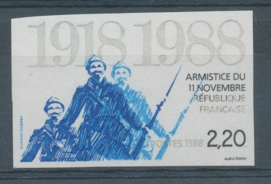 1988 France N°2549a Non dentelé Neuf luxe** COTE 23€ D2937