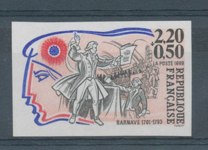1989 France N°2568, Barnave Non dentelé Neuf luxe** D2941