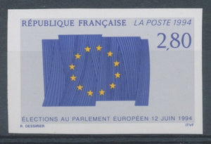 1994 France N°2860 Non dentelé Neuf luxe **. D893