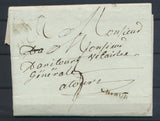 1815 Lettre marque linéaire CHINON 24x3mm INDRE-ET-LOIRE(36) TB. F122