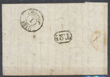 1818 Lettre en port payé marque P13P condé sur Noireau pr Paris F126