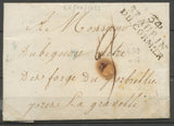 1823 Lettre Marque 34 St AUBIN DU CORMIER ILLE et VILAINE(34) F142