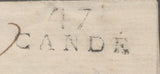 1825 Lettre 47 CANDE MAINE ET LOIRE TB. F154