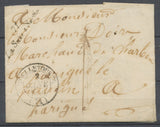 1848 Lettre Cursive 71 La Suze s Sarthe + CAD T14 FOUILLETOURTE SARTHE(71) F281