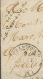 1848 Lettre Cursive 71 La Suze s Sarthe + CAD T14 FOUILLETOURTE SARTHE(71) F281