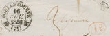 1840 Lettre CAD T12 FOUILLETOURTE + BR E La SUZE TB SARTHE(71) F319