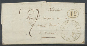 1832 Lettre Cachet à date Type 13A ST-SYMPORIEN-DE-LAYE LOIRE(88) F346