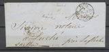 1853 Lettre càd de PARIS 25c + Cursive 71/Luché Ind 13 SARTHE H2002