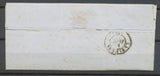 1853 Lettre càd de PARIS 25c + Cursive 71/Luché Ind 13 SARTHE H2002