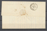 1849 Lettre en franchise du Curé càd Sarde POGGETTO Pour NIZZA TB H2052