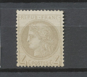 France Classique N°52 4c gris Neuf luxe ** Signé Calves TTB. H2572