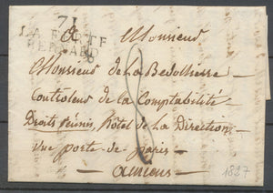 1827 Lettre Marque 71 LA FERTE BERNARD  SARTHE(71) TTB. H2595