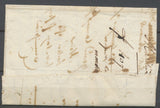 1823 Lettre Marque 71 LA FERTE BERNARD  + Taxe 6 bleu SARTHE(71) TTB. H2596