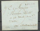 1790 Lettre Marque TOURS Lenain N°4 26x4mm INDRE ET LOIRE (36) H2605