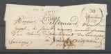 1829 Lettre Marque 43 CHATEAUNEUF SUR LOIRE 45x16 mm LOIRET H2611