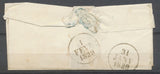 1829 Lettre Marque 43 CHATEAUNEUF SUR LOIRE 45x16 mm LOIRET H2611