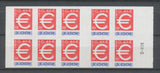 Carnet Timbre "EURO" N°3215-C1 b 3fr 0.46€ Colle inversée H2621