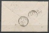 1865 Env. avec N°22 Obl GC 4244 VILLEFRANCHE-S-MER(87) ALPES MARITIMES H3096