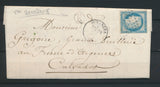 1875 Lettre N°60 OBL GC3040 PUTANGES + BR K Ste-Honorine. ORNE(59) N1287