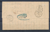 1858 Lettre N°14 Obl PC631 CASTELMORON-S-LOT LOT et GARONNE(45) N1297