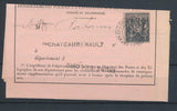 1888 10c sage Formulaire de réclamation d'un objet INDRE ET LOIRE (36) N1326