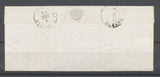 1854 Lettre avec N°14A, 20c. bleu Obl PC 3370 + CAD Type 14 Tinchebrai N1440