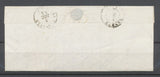 1854 Lettre avec N°14A, 20c. bleu Obl PC 3370 + CAD Type 14 Tinchebrai N1440