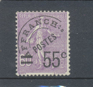 France Préo N°47 semeuse 55c sur 60 c violet Neuf luxe ** Signé CALVES N2019