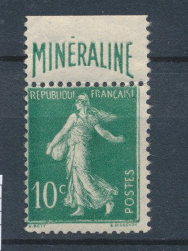 timbre France Semeuse 1f05 orange surchargé spécimen NUM: 195-CI 1 timbre France Semeuse 1f05 orange surchargé spécimen NUM: 195-CI 1