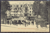 CP VITTEL vue animée du Grand hotel VOSGES N304