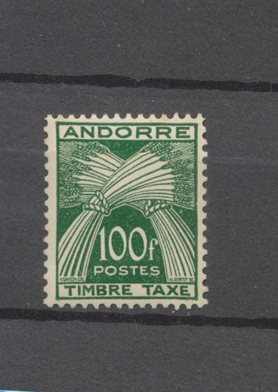 Timbre Andorre francais Taxe n°41 Neuf ** Cote 147€ N3220