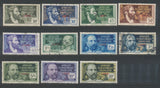 1940 Colonies Françaises AEF Série France Libre N°128 à 138 N**/N*/O C88€ N3500