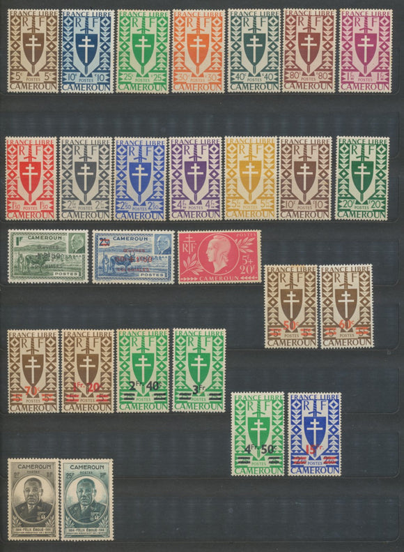 Colonies Françaises CAMEROUN série de Londres N°249 à 275 N**/N* C 31€ N3503