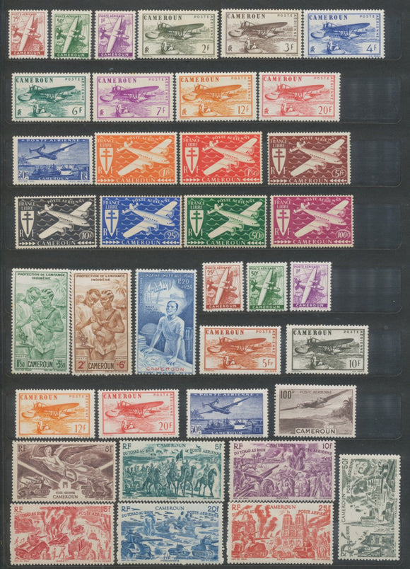 Colonies Françaises CAMEROUN PA N°1 à 48 N**/N*/Obl Cote 144€ N3505
