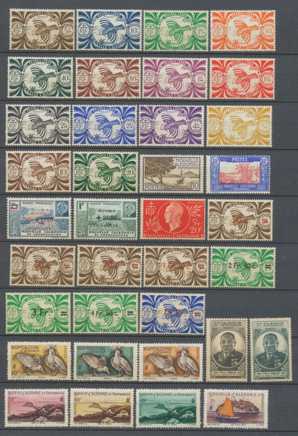 Colonies Françaises Nlle CALEDONIE N°230 à 290 N**/N*/Obl  C 197,25€ N3529