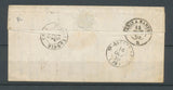 Lettre oct 1859 N°14 20c bleu Obl. Losange retaillé K PARIS * Superbe N3557