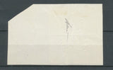 1866 Fragment avec bloc de 4 piquages déplacés N°22 Bdf Obl. GC, C 15 SUP N3558