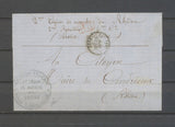 Oct 1870 LSC 2ME LEGION/DE MARCHE/DU/RHONE , G Cachet Bleu + PP rouge N3587